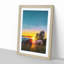 Sunrise Behind the Trees in Abstract - Picture Frame Graphic Art Print-55727634-55727633