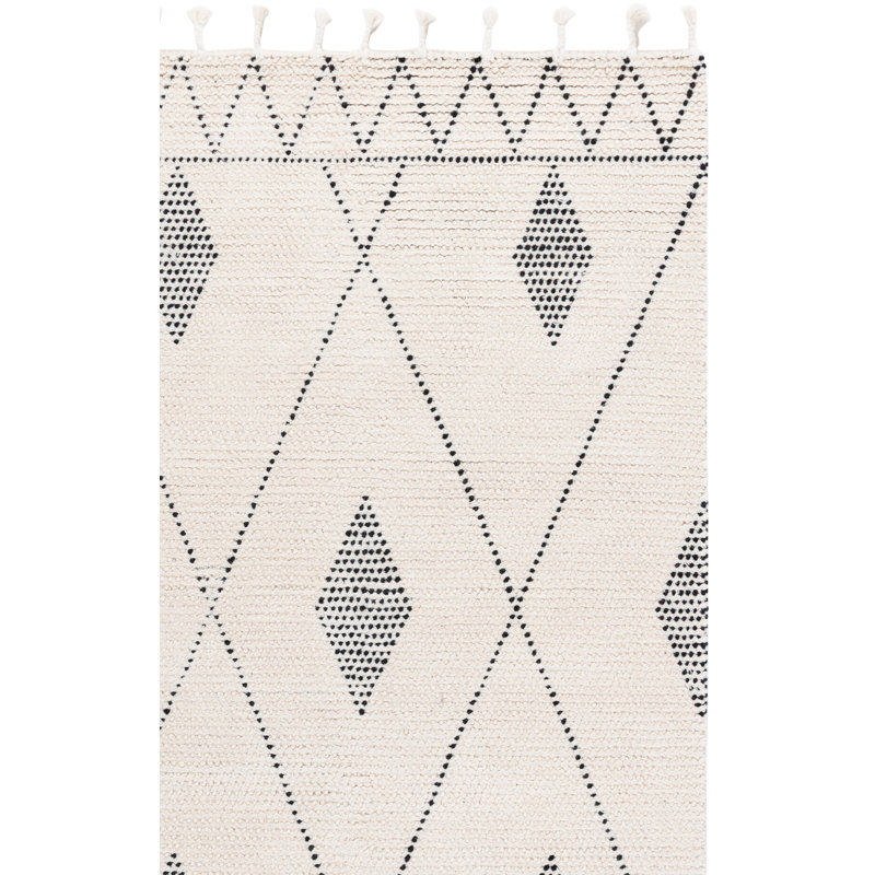 Seidel Hand Woven Wool Southwestern Rug, Square 6'
