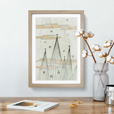 Skyscape with Birds by Watanabe Seitei - Picture Frame Painting Print