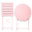 Ensemble de 3 chaises bistro pour terrasse et balcon