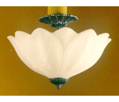 Devore Glass Semi Flush Mount