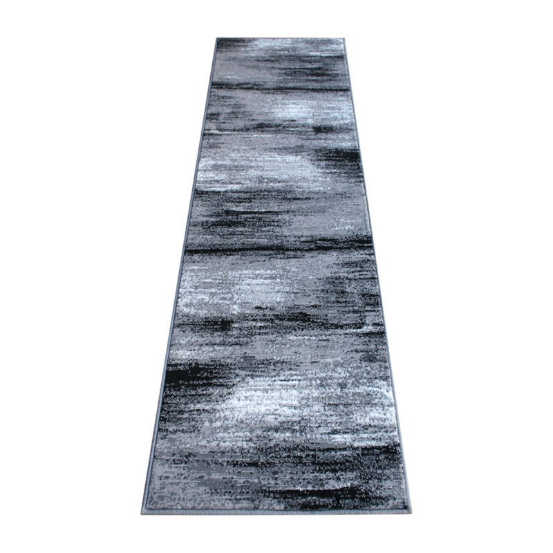 Tapis gris Alexavior, Tapis de couloir 2 pi x 7 pi
