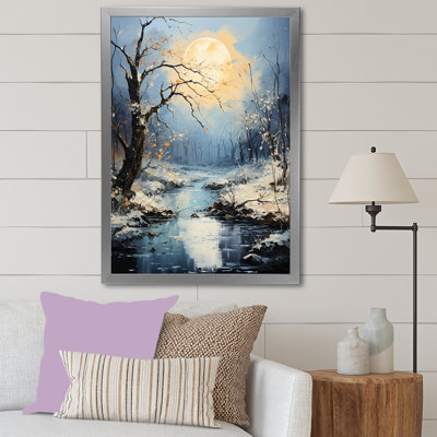 Moonlit Shadows In Winter II sur toile