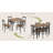 Versatile Rustic Dining Set for Compact Spaces, Enhancing Dining Experience