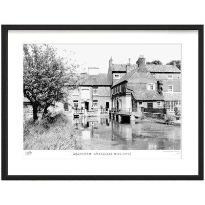 Grantham, Spitalgate Mill C1960 1 Piece Single Picture Frame Wall Art