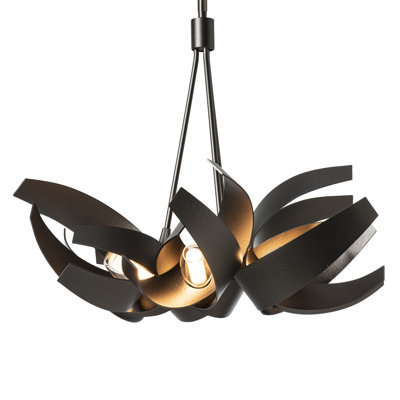 Corona 6 - Light Unique/Statement Geometric Chandelier