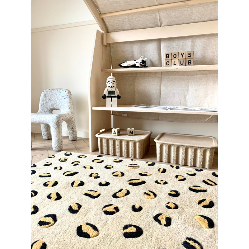 Rug Leopard, Rectangle 3'11.24" x 5'10.87"