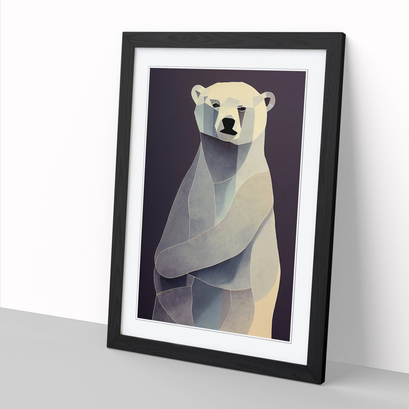 Polar Bear Contemporary Vol.3 - Framed Print, 46cm H x 34cm W x 2cm D