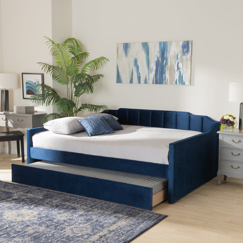 Callao Upholstered Daybed, Full, Blue