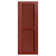 Straight Top Open Louvre Shutters Pair