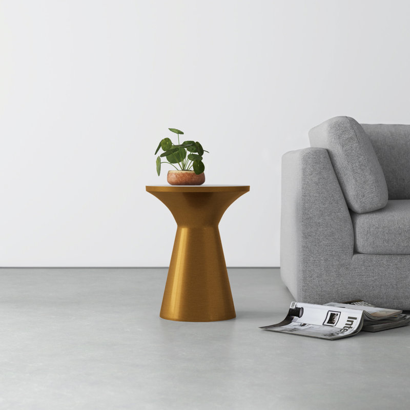 Edgar Marble Top End Table
