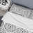 White and Grey Ikat Pattern - Abstract Duvet Cover Set - Microfiber Polyester-1872212189