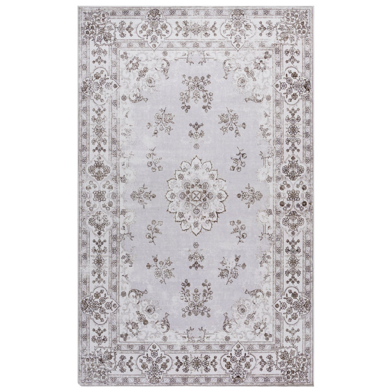 Arizona Performance Machine Washable Floral Indoor Rug, Rectangle 4' x 6'