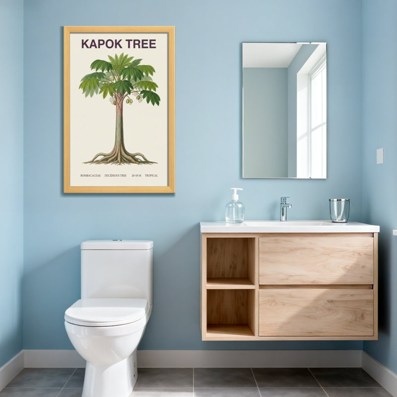 «Kapok Plants & Flowers», impression botanique, H 16 po x l 24 po, Toile tendue, Ne s’applique pas