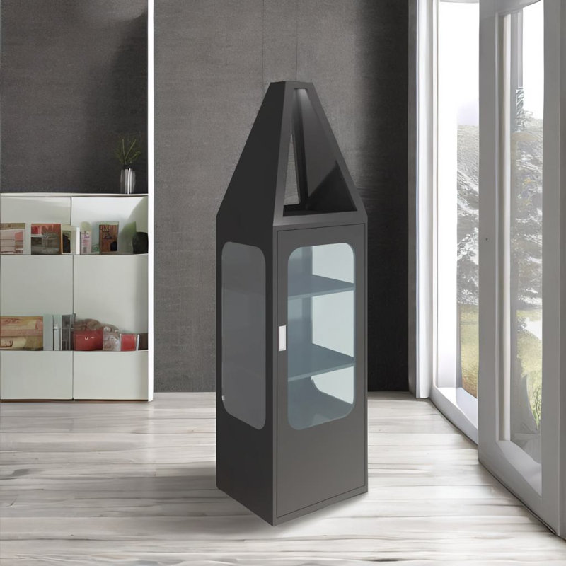 Vitrine avec portes en verre
