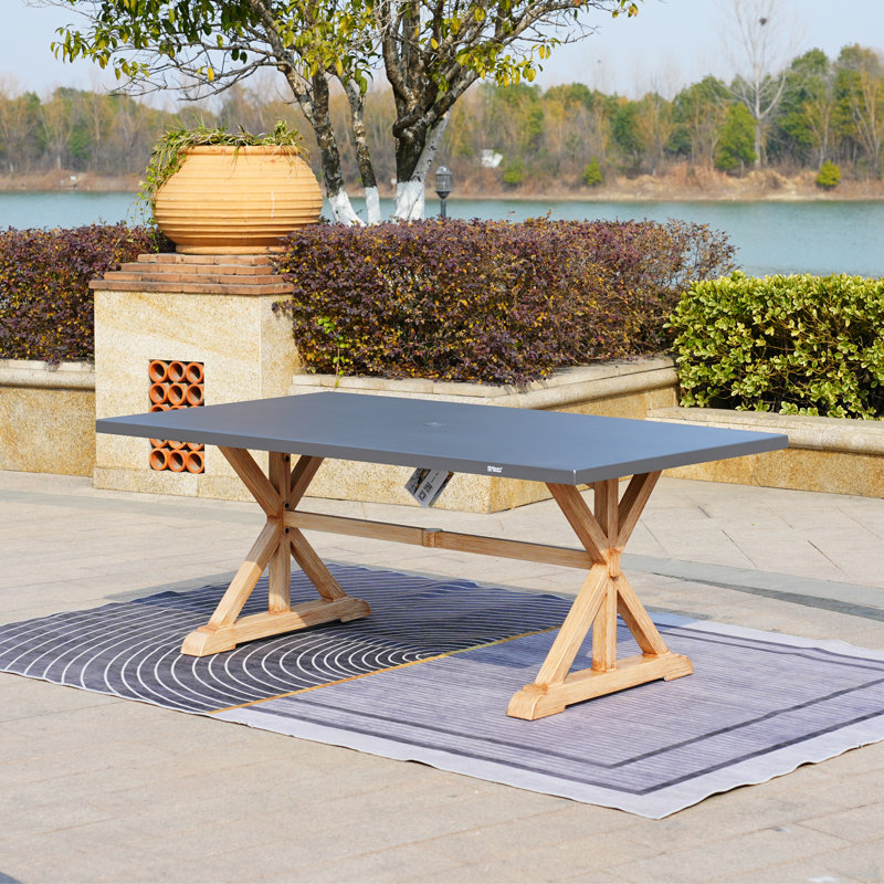 Lois Rectangular Terrafab Outdoor Side Table