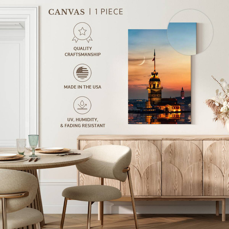 Sireci Istanbul Maiden Tower, 12" H x 8" W