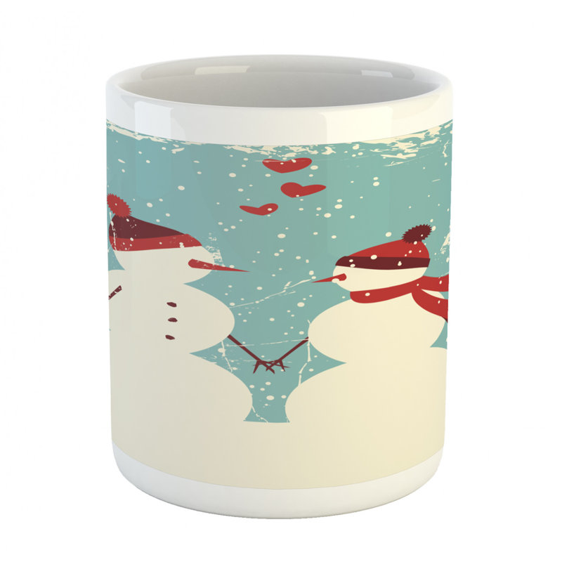 Grande tasse à café couple en amour