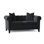 Causeuse Chesterfield à accoudoirs roulés de 66 po Caspar