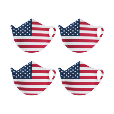 Set of 8 Teabag Holder American Flag