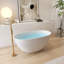 Baignoire de trempage autoportante 51,17 po
