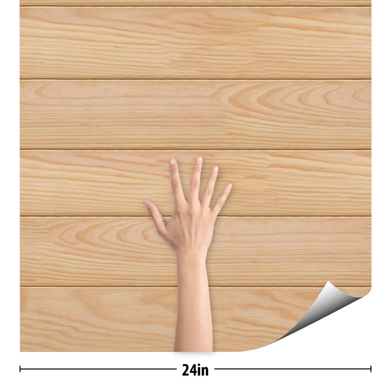 Carreau de papier peint Bentsy, L 102 po x l 24 po
