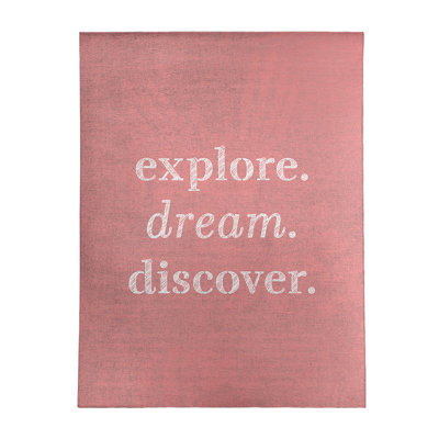 Quotes Chenille Indoor Rug