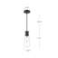 Luminaire suspendu d'extérieur à 1 ampoule Marcel-88045091