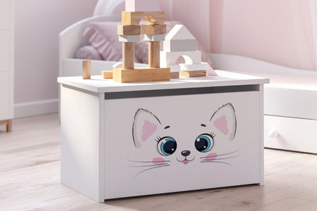 Daria toy box - Pink cat