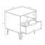 Table de chevet vert olive-133672233