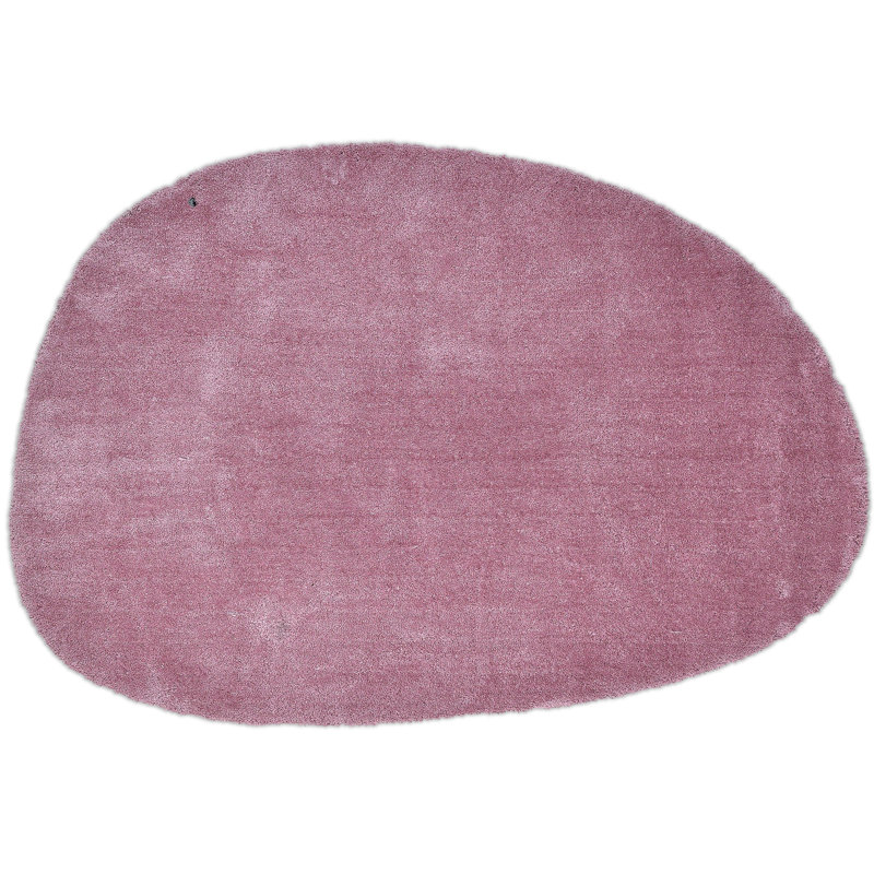 Cozy Handmade High Pile Pink Rug, Novelty 80 x 120cm