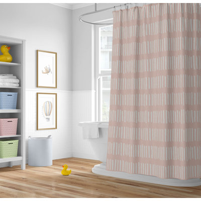 Fencing Rows Ultra-Thin Lightweight Shower Curtain