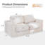 Canapé 62 po avec coussin à billes 62 po-933110278-917549694
