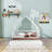 Twin Size Wood Platform Bed with Headboard-88630104