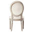Chaise d'appoint Roi Louis en bois massif Denholme-152255453-157541051