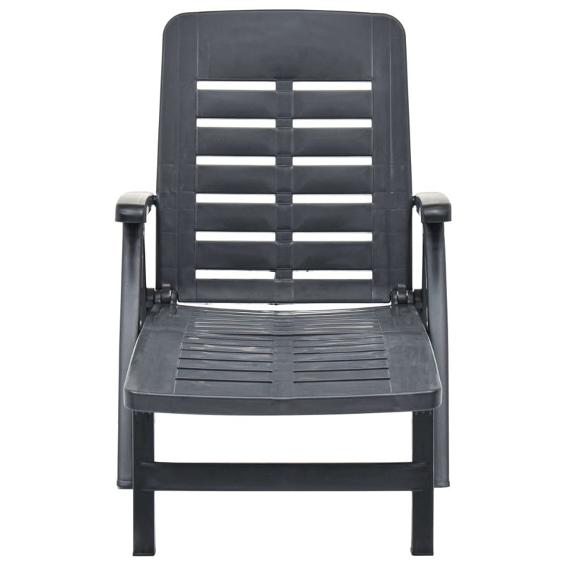 Ferber 189cm Long Reclining Single Chaise, Anthracite