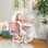 Karnes Kids Desk and Chair Set Height Adjustable for Ages 6-12 Years