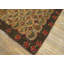 Antique American Hooked Usa Allover Floral Wool 1880s Rug