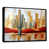 Black Floater Framed