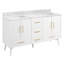60" Novak Double Bathroom Vanity Set with Rectangular Undermount Sinks-79111938-93572552-79111940