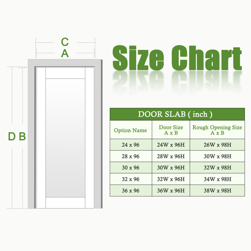 Porte de garde-manger Porte en verre givré et bois manufacturé sans porte standard, 36 po x 96 po