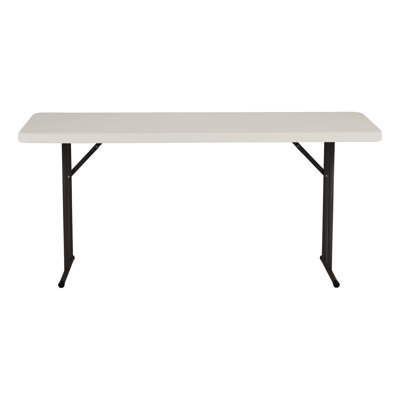 Rectangular Blow-Molded Plastic Folding Training Seminar Table
