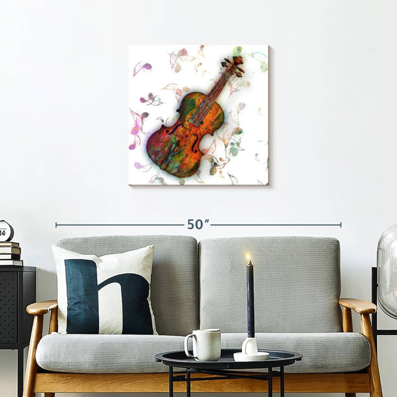 Violin Lessons, 24" H x 24" W