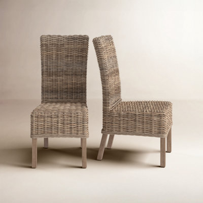 Parkstone Wicker Side Chair by Birch Lane