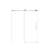 Frameless Shower Door 56-60 "W X 76" H, 1/4 "(6 Mm) Clear Tempered Glass, Explosion Proof Film, Stainless Steel Handle