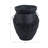Decorative Pottery Terracotta Vase with Ring Accent Detail, Handcrafted Versatile Modern Casual Home Display Piece for Shelf or Tabletop Styling in Rustic and Contemporary Interiors-251735742