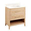 Burfield 30" Single Bathroom Vanity Set with Rectangular Undermount Sink-97945607-97945609-97945612