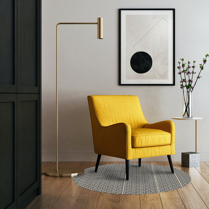 Stripped Mudcloth Vinyl Indoor And Outdoor Rug, Round 36'
