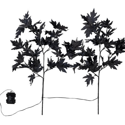 Indoor/Outdoor LED Color Changing Artificial Maple Branch (Set of 2)