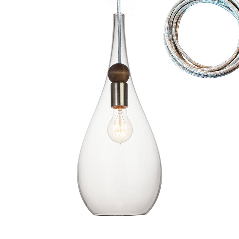 Earth 8 - Light Chandelier, Brushed Nickel, 24" H x 18" W x 18" D